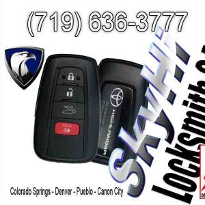 Toyota Highlander Remote Key